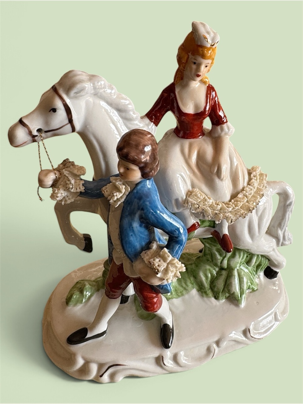 Vintage Sophia-Ann Porcelain Victorian Style Figurine.